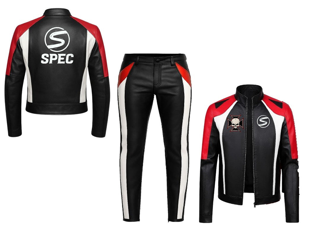 Spec Biker leather two piece