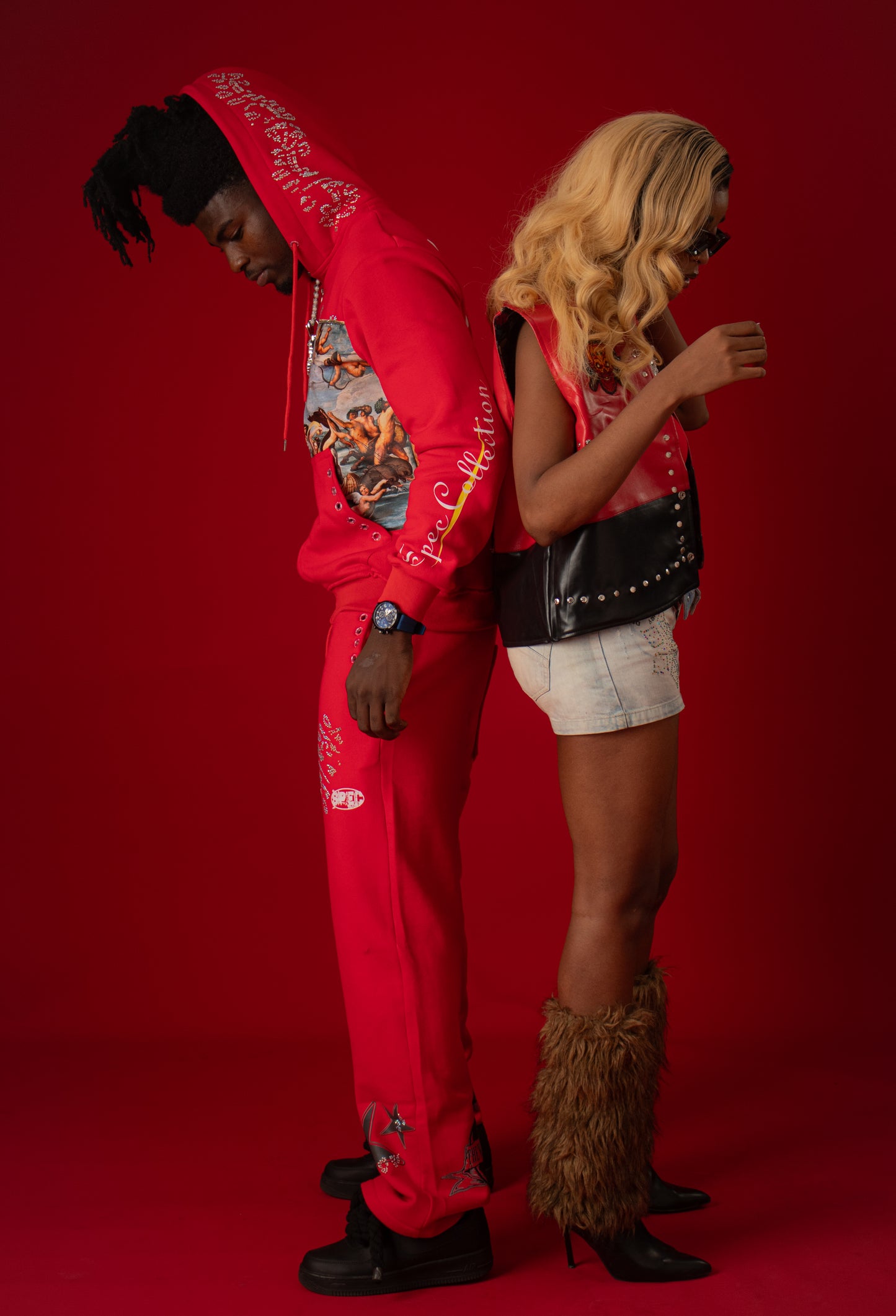 Blood-Red Highend Two - piece set